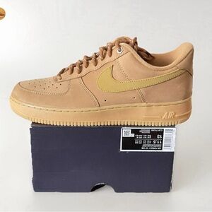 Size 11.5 - Nike Air Force 1 Low Flax Wheat CJ9179-200 Men's Brand New FAST SHIP